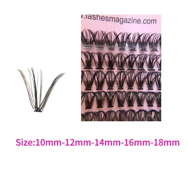 Lashesmagazine 30D 40D DIY lash extension cluster kit 280pcs russian volume D curl individual eyelash clusters,self use waterproof lash bond seal and self adhesive glue remover,eyelashes applicator,cat eye fake lashes natural volume cosmetics makeup