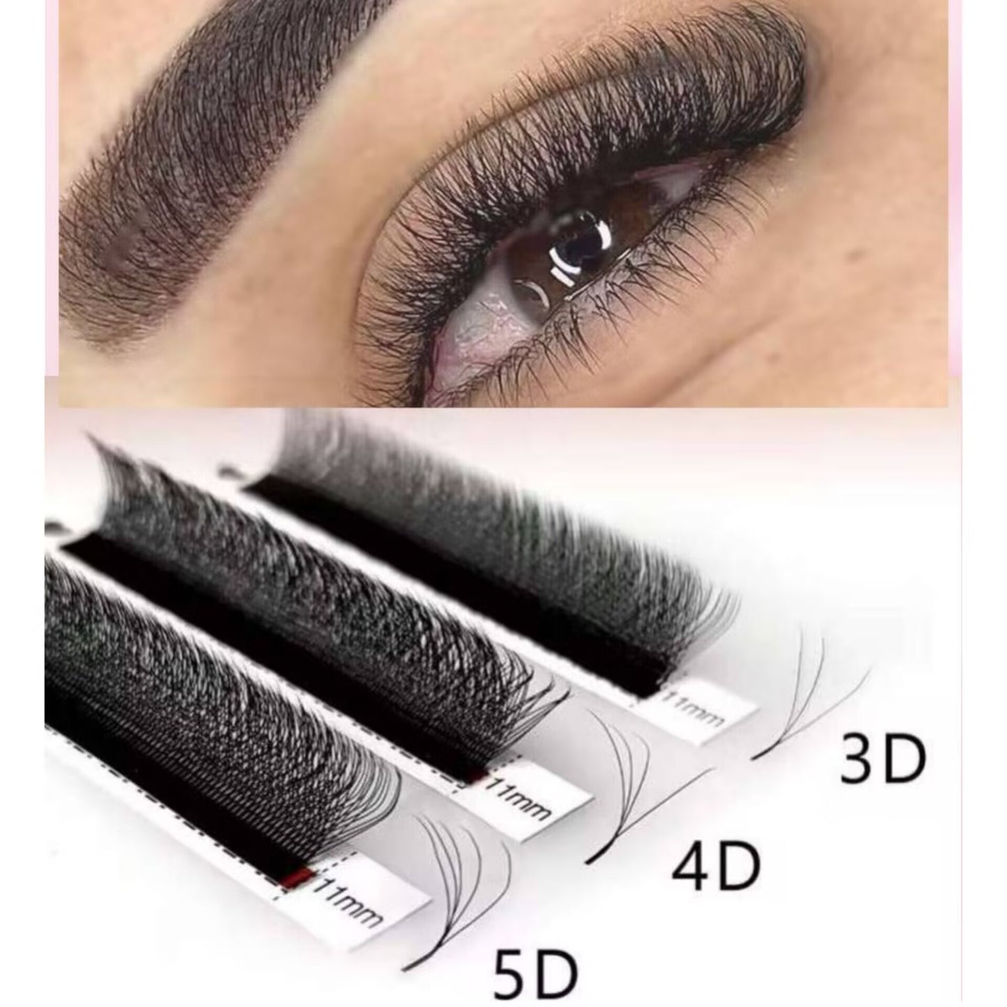 FREE SAMPLES KIT PREMIUM CASHMERE  & VELVET VOLUME lash extensions ULTRA  MATTE BLACK 3 lash trays totally