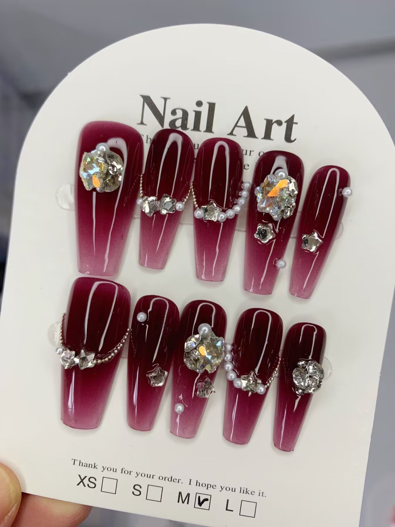 Handmade Press on Nails Brand Design Fake Nails  BG Beauty LOKI