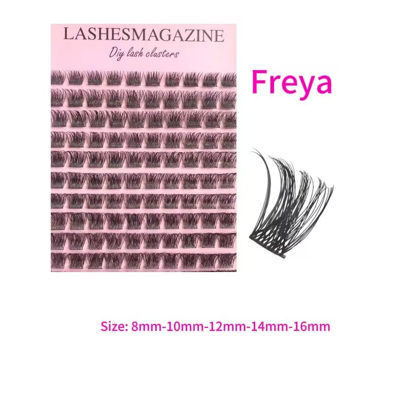 Lashesmagazine Freua DIY lash extension kit  lash clusters lashes bond and seal ,Glue remover eyelash makeup False eyelashes cosmetic lash extensions salon