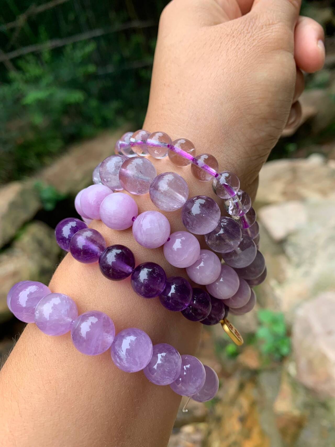 [Live Sale ] Natural Crystal Bracelets